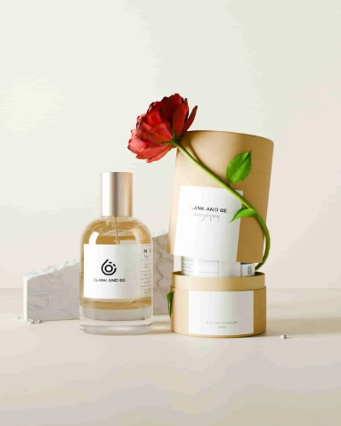 Parfymbägare gjort av glas